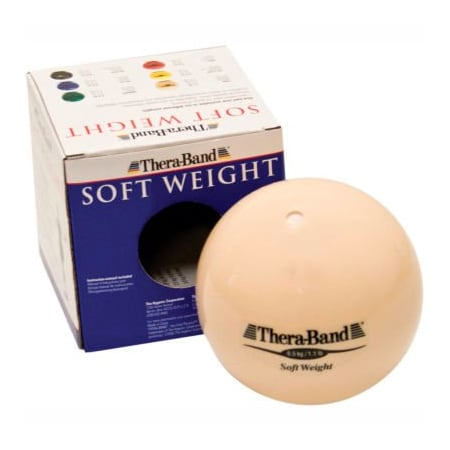 Thera-Band„¢ Soft Weights„¢ Ball, Tan, 0.5 Kg/1.1 Lb.